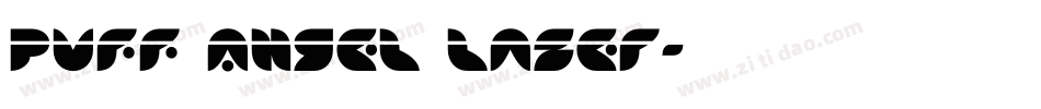 Puff Angel Laser字体转换